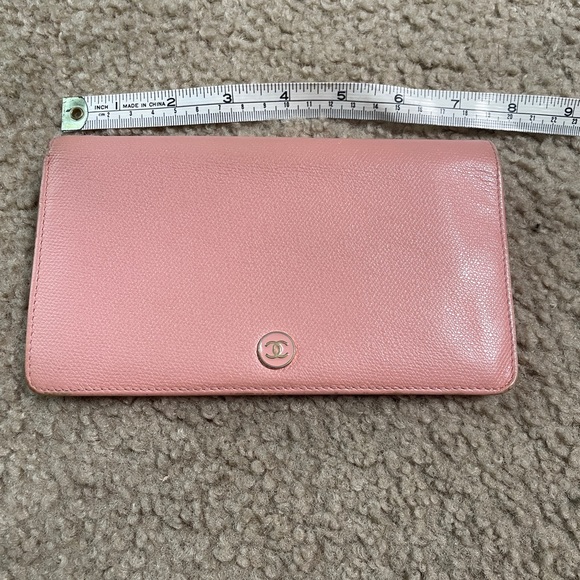 Chanel Bifold Long Wallet Coco Pink Caviar Leather Authentic - Picture 2 of 15